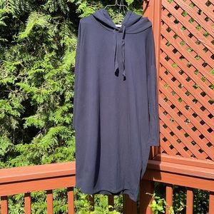Daily Ritual Plus Size Black Sweatshirt Dress 3X